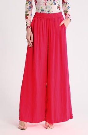 L'agence Lillian Wide Leg Pants in Shocking Pink at Nordstrom Rack, Size Xx-Large