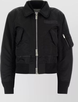 sacai nylon bomber jacket