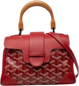 Goyard Pre-owned Mini Saigon - Dames - Vintage Handtas - Rood - ONE Size - Vintage