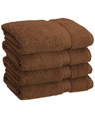 Superior 4Pc Hand Egyptian Cotton Towel Set