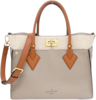 Louis Vuitton Pre-owned On My Side MM Tote - Dames - Vintage Shopper - Veelkleurig - ONE Size - Leer - Vintage
