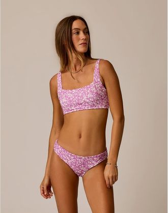 Carve Designs St. Barth Reversible Bottom in Fleur/violet at Nordstrom, Size Xx-Large