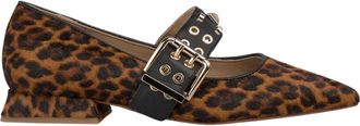 Alma En Pena Brede gespschoen - Dames - Ballerinas - Bruin - 38 EU - Schoenen