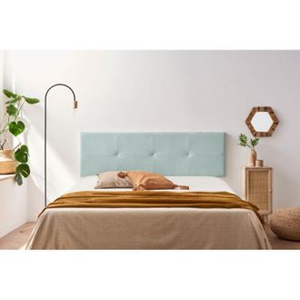 Moonia Moonia - Cabecero Tapizado Altea Acualine 90x50x5 Cm - Verde Agua