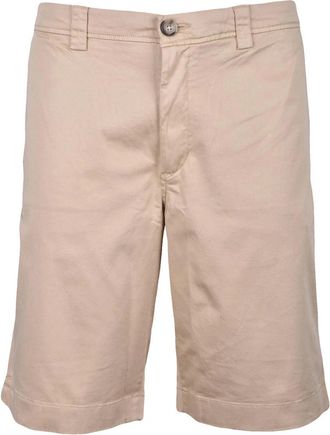 Woolrich Cream Stretch Cotton Bermuda Shorts