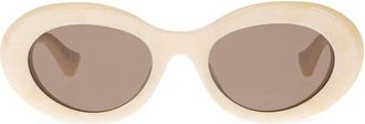 Valentino Garavani Vg0057S Zonnebril - unisex - Accessoires - Beige - Maat: 50 MM