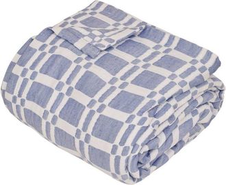 Atmosphera Atmosphera - Nuvia Cubrecama Azul Indigo 260x240cm Cr&eacute;ateur DInt&eacute;rieur