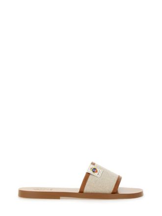 サンダル・ミュール BALLY SLIPPER (ELOISEFLATWF1028 BONE1550) Designer Leather Sandals and Slippers for Women | Bally