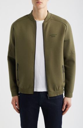 BOSS Porsche Spirit 70 Zip Sweatshirt in Open Green at Nordstrom, Size Xx-Large