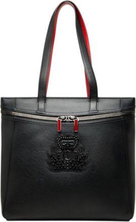 Christian Louboutin Black Leather Tote Bag (Pre-Owned)