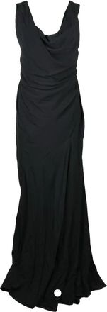 Vivienne Westwood Long Ginnie Amber Jurk - Dames - Avondkleed - Zwart - 2XS - Kleedjes