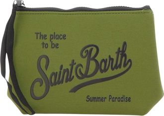 MC2 Saint Barth Clutches, female, Green, Size: ONE SIZE Aline Pouch