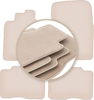 OEM Alfombrillas Premium Beige Para: Mitsubishi Pajero Iv Corto 2006-2018