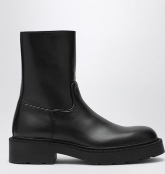 The Row Nobilis TR black leather boot