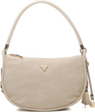 Guess Tassen, Dames, Beige, ONE Size, Leer, Danya Hobo Shoulder
