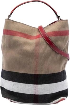 Burberry Pre-owned Bucket Bags, female, Multicolor, Size: ONE SIZE Pre-owned Vintage Bucket Bag