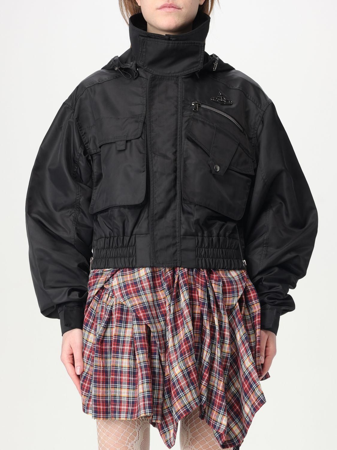 Vivienne Westwood Crop Jacket Black | ModeSens