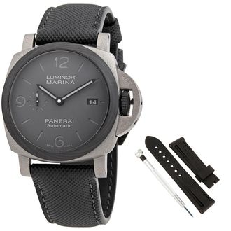 Officine Panerai Pre-owned Panerai Luminor Automatic Grey Dial Mens Watch PAM01662