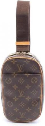 Louis Vuitton Pre-owned Vintage Monogram Fanny Pack - Dames - Vintage Schoudertas - Bruin - ONE Size - Leer - Vintage