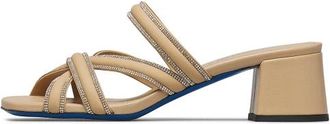 Loriblu Schoenen, Dames, Beige, 39 EU, Leer, Nappa Sandal