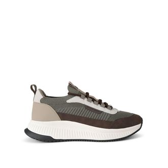 Kurt Geiger Mens Jasper Sneakers - Green - Size UK 12