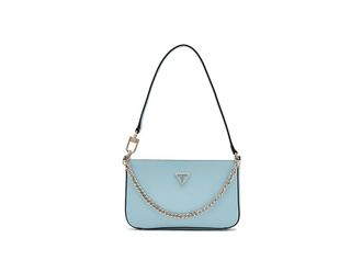 Guess Noelle Ii Mini Top Zip Shoulder Bag Shoulder Womens Handbags Aqua