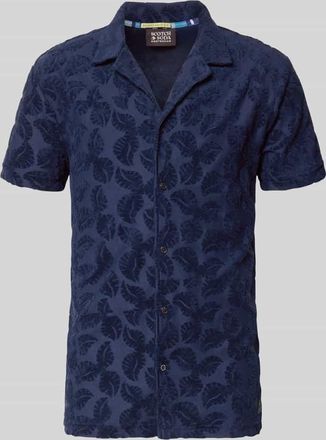 Scotch & Soda Regular Fit Freizeithemd Modell TERRY in Marine, Gr&ouml;&szlig;e XXL
