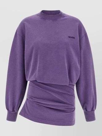The Attico sweatshirt dress crew neck long sleeves