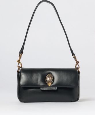 Kurt Geiger Mini borsa Oxford in pelle liscia con logo di strass