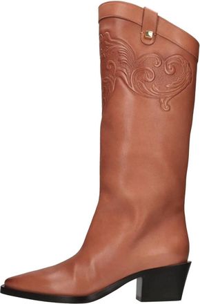 Maisons Skorpios Sienna Cordoba Boot - Dames - Cowboylaarzen - Bruin - 40 EU - Leer - Schoenen