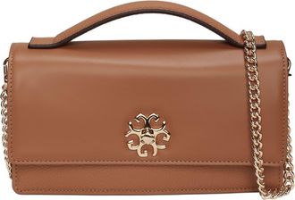Gorski Top Handle Purse with Crossbody Chain in Tan at Nordstrom