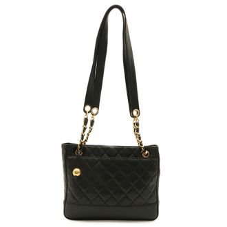 Chanel Black Shoulder Bag Tote Bag (Pre-Owned)