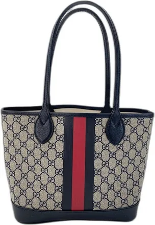 Gucci Ophidia Navy Tote Bag (Pre-Owned)