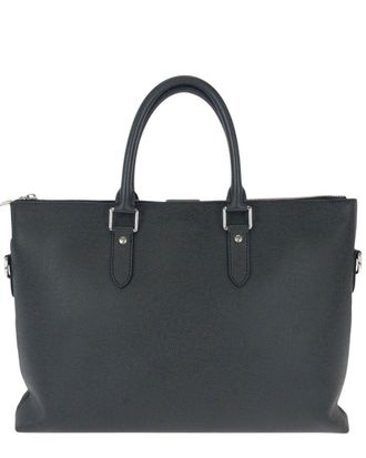 Louis Vuitton Black Taiga Leather Anton Briefcase (Authentic Pre-Loved)