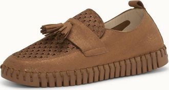 Ilse Jacobsen Womens Tulip Loafer Tassel Sneakers In Nougat