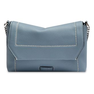 Lancel Sac Rabat S Ninon Soft - Dames - Schoudertassen - Blauw - ONE Size - Leer - Tassen