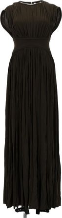 Zimmermann Luna Fitted Bodice Puff Sleeves Day Dress