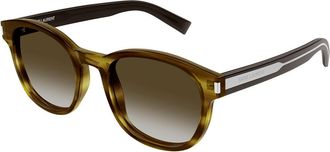 Saint Laurent SL 620 005 Mens Sunglasses Tortoiseshell Size 52 - Free RX Lenses - Free RX Lenses