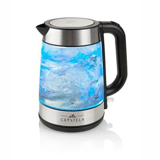 Eta Eta Crystela 615390000 Hervidor El&eacute;ctrico Acero Inoxidable Negro 1.7l
