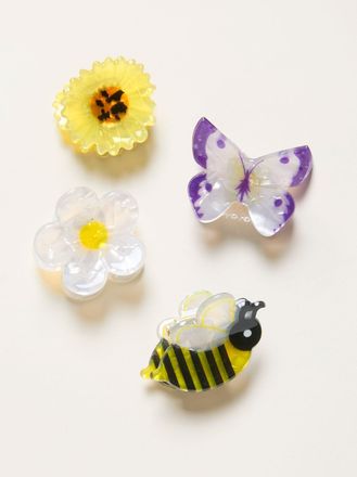 Fat Face FatFace Multi 4 Pack Meadow Mini Clips