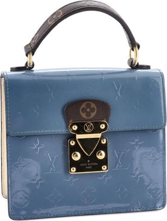 Louis Vuitton Spring Street NM Handbag Epi lakleren schoudertas met monogram canvas - Blauw