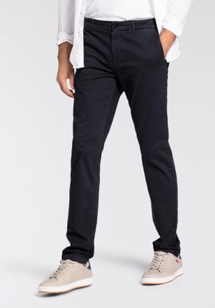 Replay Chinohose REPLAY Chino BRAD, Herren, Gr. 29, L&auml;nge 30, blau (navy), Canvas, Obermaterial: 98% Baumwolle, 2% Elasthan, slim fit lang, Hosen Chinohose