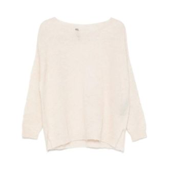 D.exterior Dames, Truien, Beige, Maat: S Wol