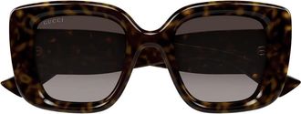 Gucci Sunglasses Gg1975 S 003 Brown/Brown Women