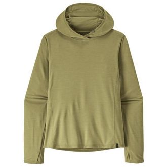 Patagonia Cap Cool Sun Hoody Funktionsshirt f&uuml;r Damen | oliv
