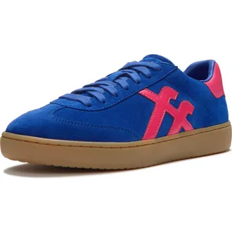 FitFlop The Dash T-Toe Suede Sneakers in True Blue/berry Rose at Nordstrom, Size 8