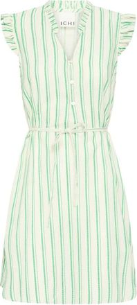 Ichi Greenbriar Graphic - 900005380 - - Dresses - Donna - Verde - M