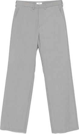 Rier Waxed Poplin Trousers - Mens - Cotton