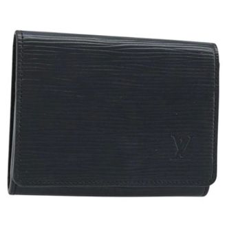 Louis Vuitton Pre-owned Wallets, female, Black, Size: ONE SIZE Pre-owned Card Case
