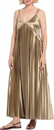 Lyss&eacute; Lauren Pleated Midi Dress In Celadon